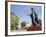 Statue of the Duchess of Luxembourg, Old Town, Luxembourg City, Grand Duchy of Luxembourg, Europe-Christian Kober-Framed Photographic Print