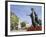 Statue of the Duchess of Luxembourg, Old Town, Luxembourg City, Grand Duchy of Luxembourg, Europe-Christian Kober-Framed Photographic Print