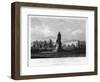 Statue of the Duke of Bedford, Russell Square, Bloomsbury, London, 1817-J Greig-Framed Giclee Print