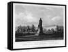 Statue of the Duke of Bedford, Russell Square, Bloomsbury, London, 1817-J Greig-Framed Stretched Canvas
