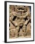 Statue of the Egyptian God Bes-Clive Nolan-Framed Photographic Print