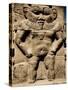 Statue of the Egyptian God Bes-Clive Nolan-Stretched Canvas