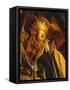 Statue of the Future Buddha, Qinghai, Tibet, China-Gina Corrigan-Framed Stretched Canvas