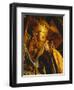 Statue of the Future Buddha, Qinghai, Tibet, China-Gina Corrigan-Framed Photographic Print