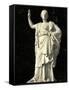 Statue of the Goddess Athena in a Garden of the Palace of Versailles, France-null-Framed Stretched Canvas