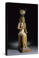 Statue of the Goddess Isis Suckling the Child Horus-null-Stretched Canvas