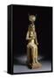 Statue of the Goddess Isis Suckling the Child Horus-null-Framed Stretched Canvas