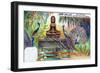 Statue of the Goddess Uma at a Shrine in Vietnam-null-Framed Giclee Print