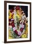 Statue of the Hindu God Ganesh with Garlands, Paris, France, Europe-Godong-Framed Photographic Print