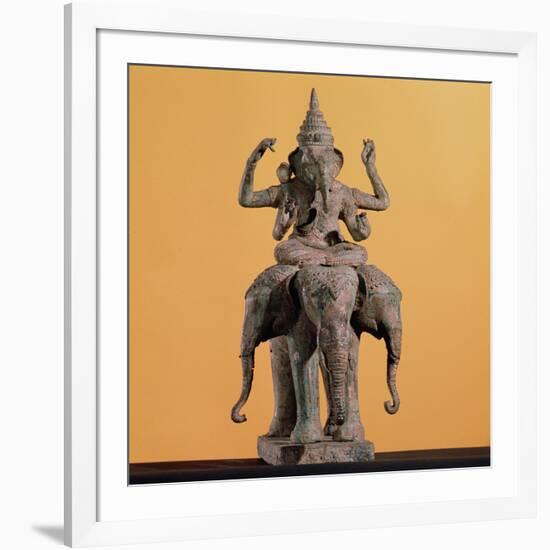 Statue of the Hindu God Ganesh-null-Framed Giclee Print