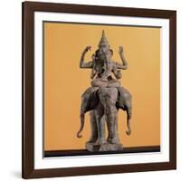 Statue of the Hindu God Ganesh-null-Framed Giclee Print