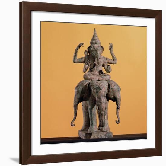 Statue of the Hindu God Ganesh-null-Framed Giclee Print