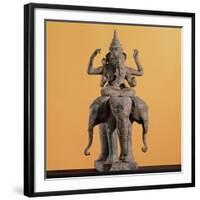 Statue of the Hindu God Ganesh-null-Framed Giclee Print