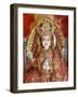 Statue of the Hindu Goddess Annapurna (Parvati) Giving Food, Lakshman Temple, Rishikesh, Uttarakhan-Godong-Framed Photographic Print