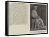 Statue of the Honourable Prussano Komar Tagore, Csi, for the Senate-House at Calcutta-null-Framed Stretched Canvas