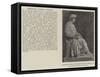 Statue of the Honourable Prussano Komar Tagore, Csi, for the Senate-House at Calcutta-null-Framed Stretched Canvas