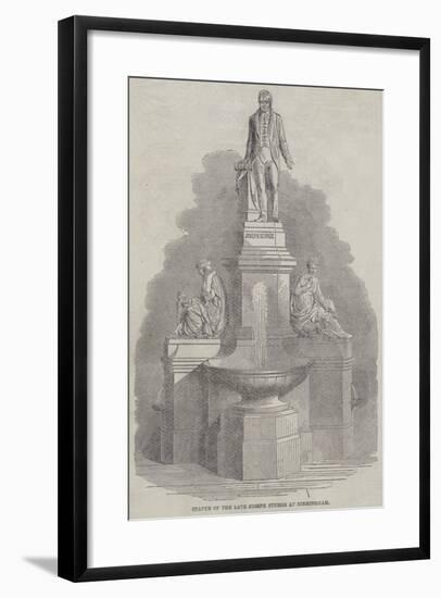 Statue of the Late Joseph Sturge at Birmingham-null-Framed Giclee Print