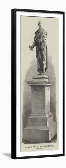 Statue of the Late Mr George Kinloch, at Dundee-null-Framed Giclee Print