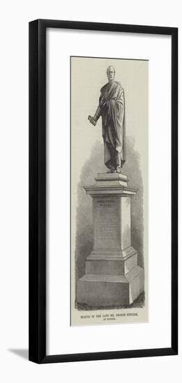 Statue of the Late Mr George Kinloch, at Dundee-null-Framed Giclee Print