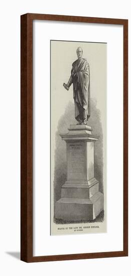 Statue of the Late Mr George Kinloch, at Dundee-null-Framed Giclee Print