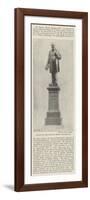 Statue of the Late Mr Henry Richard-null-Framed Premium Giclee Print