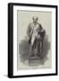 Statue of the Late Mr J R Godley, Founder of Canterbury, New Zealand-null-Framed Giclee Print