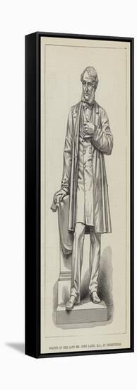 Statue of the Late Mr John Laird, MP, at Birkenhead-null-Framed Stretched Canvas