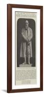 Statue of the Late Reverend William Barnes, Dorchester-null-Framed Giclee Print