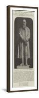 Statue of the Late Reverend William Barnes, Dorchester-null-Framed Premium Giclee Print