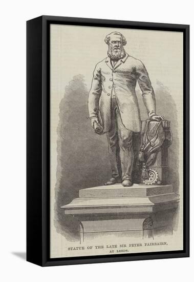 Statue of the Late Sir Peter Fairbairn, at Leeds-null-Framed Stretched Canvas