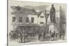 Statue of the Late Sir Robert Peel, at Tamworth-null-Stretched Canvas