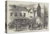 Statue of the Late Sir Robert Peel, at Tamworth-null-Stretched Canvas