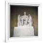 Statue of the Lincoln Memorial-null-Framed Photographic Print