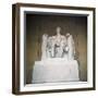 Statue of the Lincoln Memorial-null-Framed Photographic Print