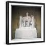 Statue of the Lincoln Memorial-null-Framed Photographic Print