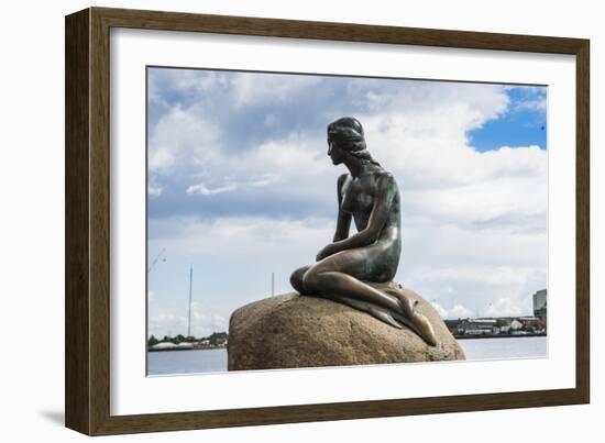 Statue of the Little Mermaid, Copenhagen, Denmark, Scandinavia, Europe-Michael Runkel-Framed Photographic Print