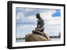 Statue of the Little Mermaid, Copenhagen, Denmark, Scandinavia, Europe-Michael Runkel-Framed Photographic Print