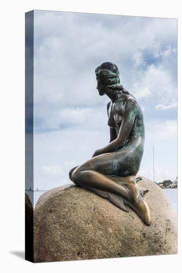 Statue of the Little Mermaid, Copenhagen, Denmark, Scandinavia, Europe-Michael Runkel-Stretched Canvas