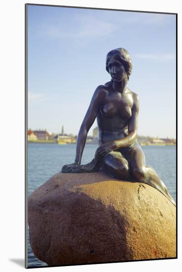 Statue of the Little Mermaid in Copenhagen, Denmark, Scandinavia, Europe-Simon Montgomery-Mounted Photographic Print