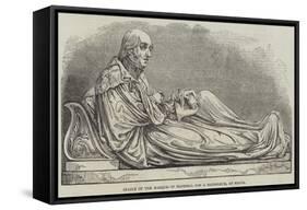 Statue of the Marquis of Hastings, for a Mausoleum, at Malta-null-Framed Stretched Canvas