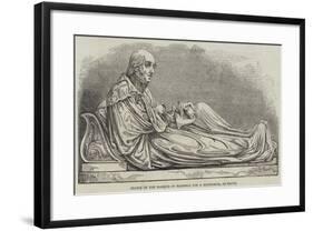 Statue of the Marquis of Hastings, for a Mausoleum, at Malta-null-Framed Giclee Print