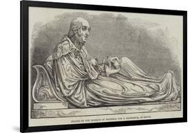 Statue of the Marquis of Hastings, for a Mausoleum, at Malta-null-Framed Giclee Print