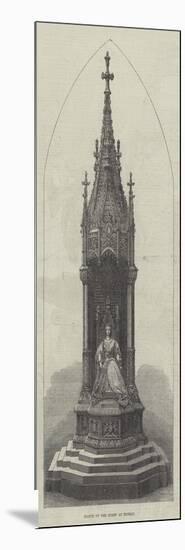 Statue of the Queen at Bombay-null-Mounted Giclee Print