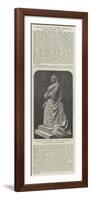 Statue of the Queen at the Royal College of Physicians and Surgeons-null-Framed Premium Giclee Print