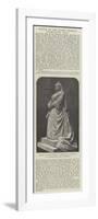 Statue of the Queen at the Royal College of Physicians and Surgeons-null-Framed Giclee Print