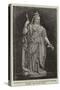 Statue of the Queen, for Government Offices, Sydney, New South Wales-null-Stretched Canvas