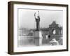 Statue of the Republic and Peristyle at the World's Columbia Exposition-null-Framed Photographic Print