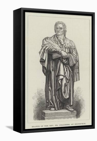 Statue of the Reverend Dr Chalmers, at Edinburgh-null-Framed Stretched Canvas