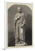 Statue of the Right Honourable W E Gladstone at Liverpool-null-Framed Giclee Print