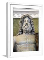 Statue of the Roman God Jupiter, Late 1st Century-null-Framed Photographic Print